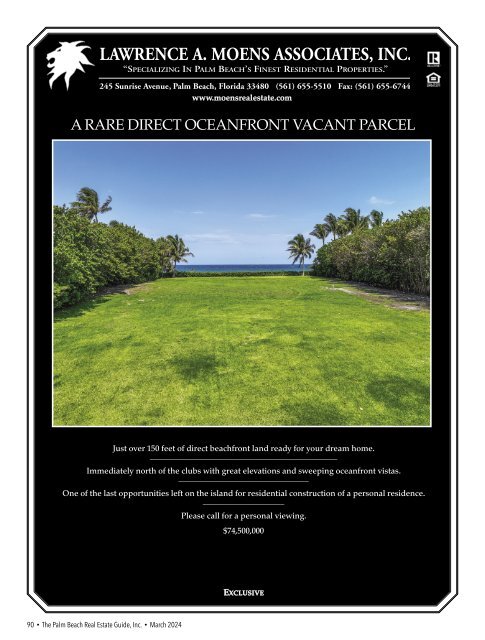 Palm Beach Real Estate Guide March 2024