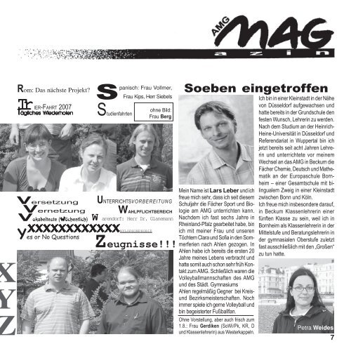 Sc Schulleben aktuell, ben aktuell, Aug'07 ug'07 - Albertus-Magnus ...