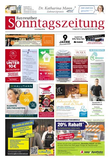 2023-03-03 Bayreuther Sonntagszeitung