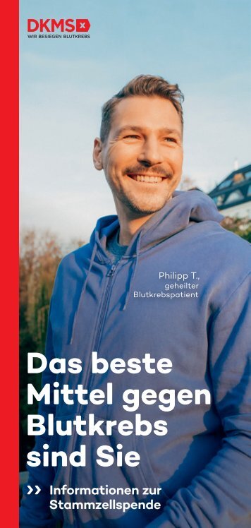 DKMS Faltblatt Stammzellspende