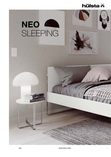 hülsta Broschüre Neo Schlafen INT