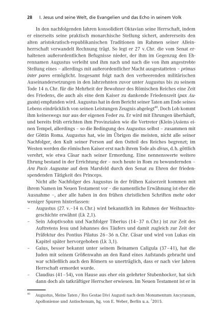 Peter von der Osten-Sacken (Hrsg. von Hans-Jürgen Becker): »Es begab sich aber zu der Zeit ...« (Leseprobe)