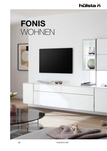 hülsta Broschüre Fonis Wohnen DE