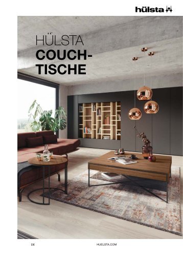 hülsta Broschüre Couchtische DE
