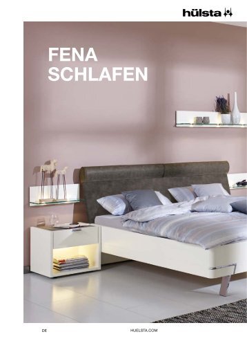 hülsta Broschüre Fena Schlafen DE