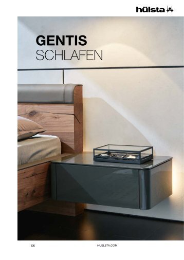 hülsta Broschüre Gentis Schlafen DE
