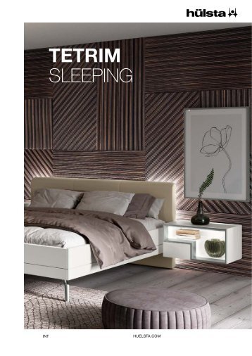 hülsta Broschüre Tetrim Schlafen INT