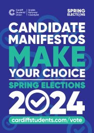 Spring Elections 2024 - Candidate Manifestos
