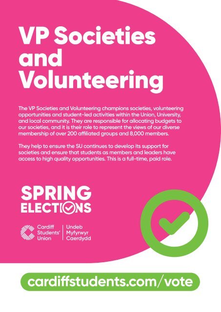 Spring Elections 2024 - Candidate Manifestos