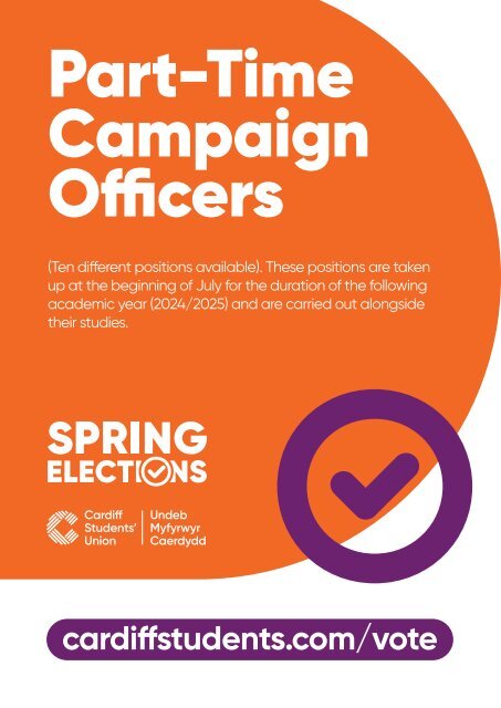 Spring Elections 2024 - Candidate Manifestos