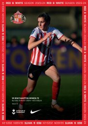 Issue 12: SAFC Women vs Southampton FC Women