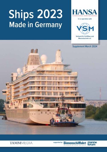 HANSA VSM Special - Ships made in Germany 2023