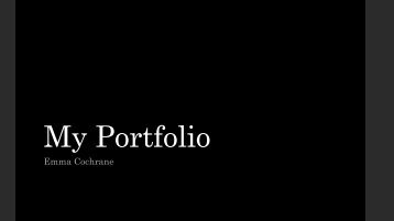 My Portfolio