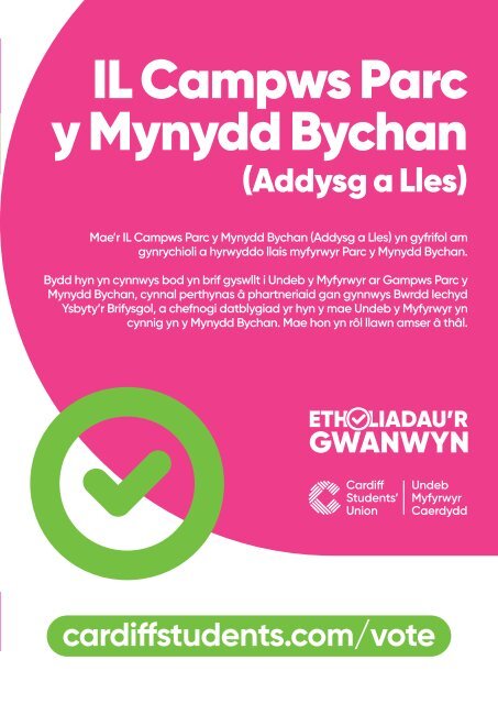 Etholiadau'r Gwanwyn - Maniffestos Ymgeiswyr 2024