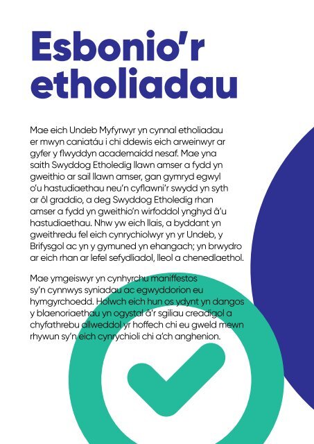 Etholiadau'r Gwanwyn - Maniffestos Ymgeiswyr 2024