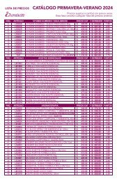 Precios Catálogo PV