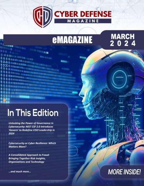 The Cyber Defense eMagazine March Edition for 2024