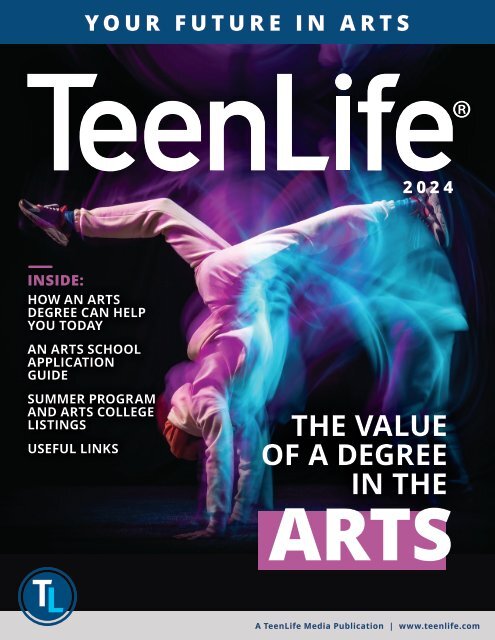 2024 Your Future in Arts Guide