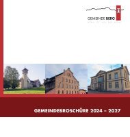 Gemeindebroschüre Berg 2024 - 2027