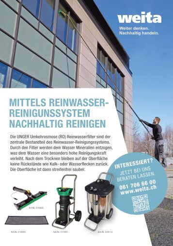 Unger Reinwasser-Reinigungssystem