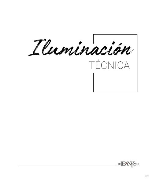 CATALOGO ILUMINACION