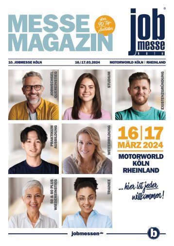 Das MesseMagazin zur jobmesse köln 2024