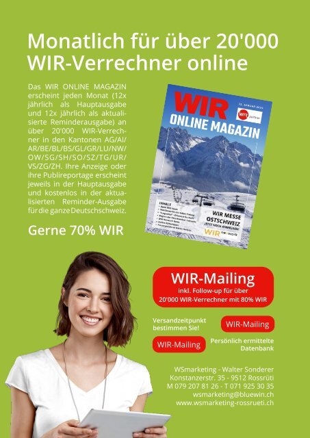 WIR ONLINE MAGAZIN vom 4. März 2024