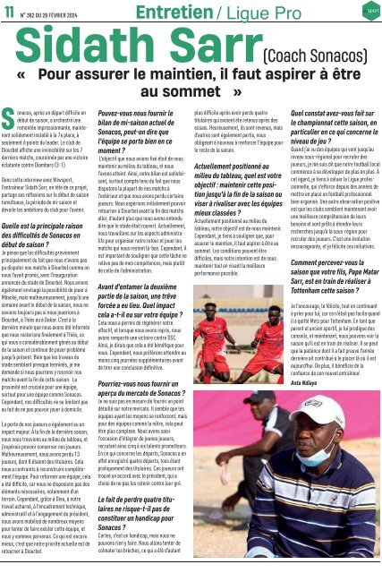 Journal wiwsport n364 - 04 mars 2024