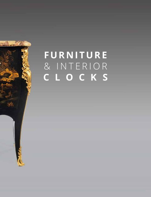 Furniture & Interior, Clocks , Sculpture & Works of Art