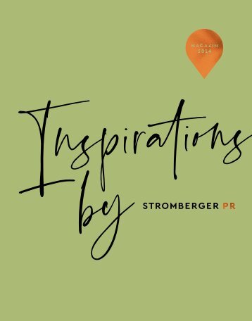 Inspirations by STROMBERGER PR