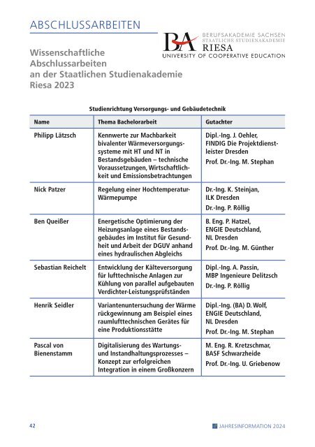 Jahresinformation 2024| Fachsymposium „Wärmewende, was jetzt? Klimaneutral bis 2045“