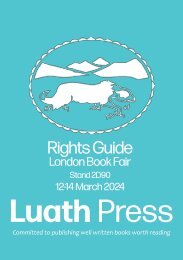 Luath Press Rights Catalogue 2024