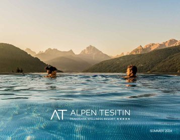 Alpen Tesitin Imagebroschure Sommer 2024