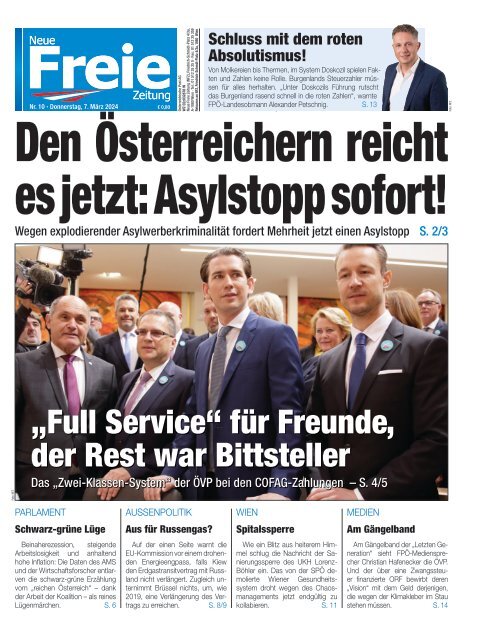 Den Österreichern reicht es jetzt: Asylstopp sofort!