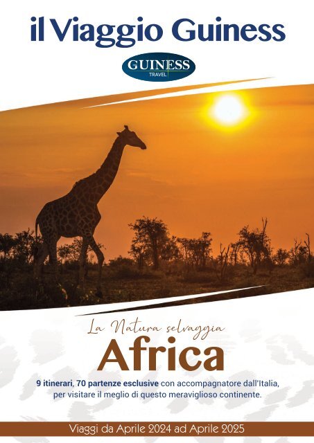 La natura selvaggia - Africa - Guinesstravel 2024-2025