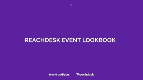 Reachdesk Event Lookbook