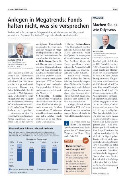 vznews, Schweiz deutsch, April 2024, Ausgabe 140