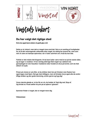 Vinkort komplet 300124