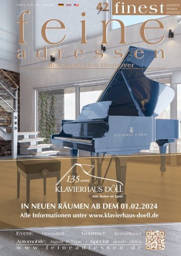 »feine adressen – finest« – Edition Hannover II/2023