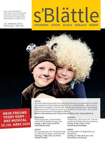 s'Blättle Nr. 10 - Do, 7. März 2024