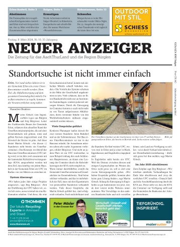 Neuer Anzeiger 8. März 2024