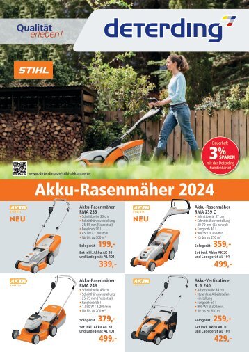 STIHL Akku-Rasenmäher bei Deterding