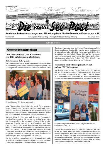 06.03.2024 Die kleine See-Post