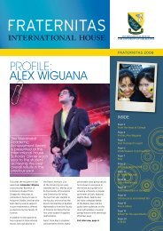profile: Alex WIguAnA - International House - University of Melbourne