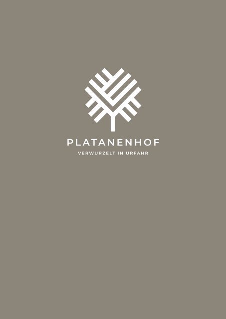 Broschüre Platanenhof 