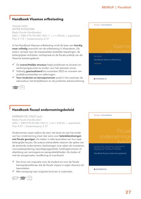 Catalogus hoger onderwijs 2024-2025 | Larcier-Intersentia