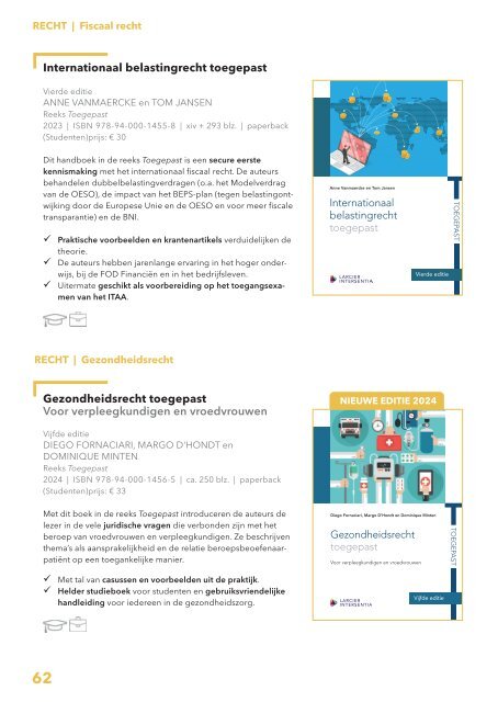 Catalogus hoger onderwijs 2024-2025 | Larcier-Intersentia