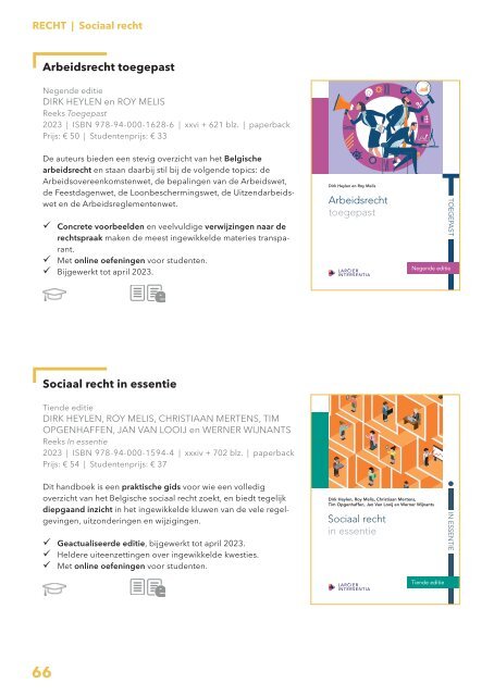 Catalogus hoger onderwijs 2024-2025 | Larcier-Intersentia