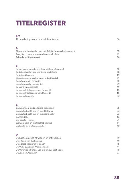 Catalogus hoger onderwijs 2024-2025 | Larcier-Intersentia