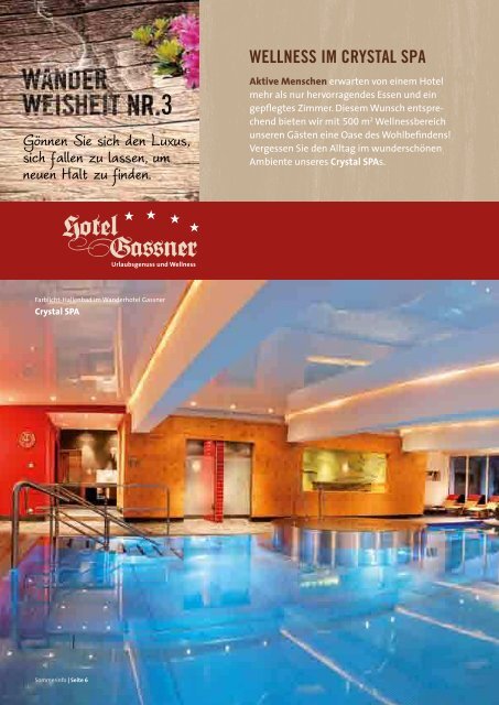 PRElSE SOMMER 2011 - Hotel Gassner